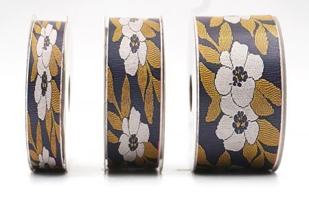 Rustikal Frühling Floral Jacquardband_AI-KN